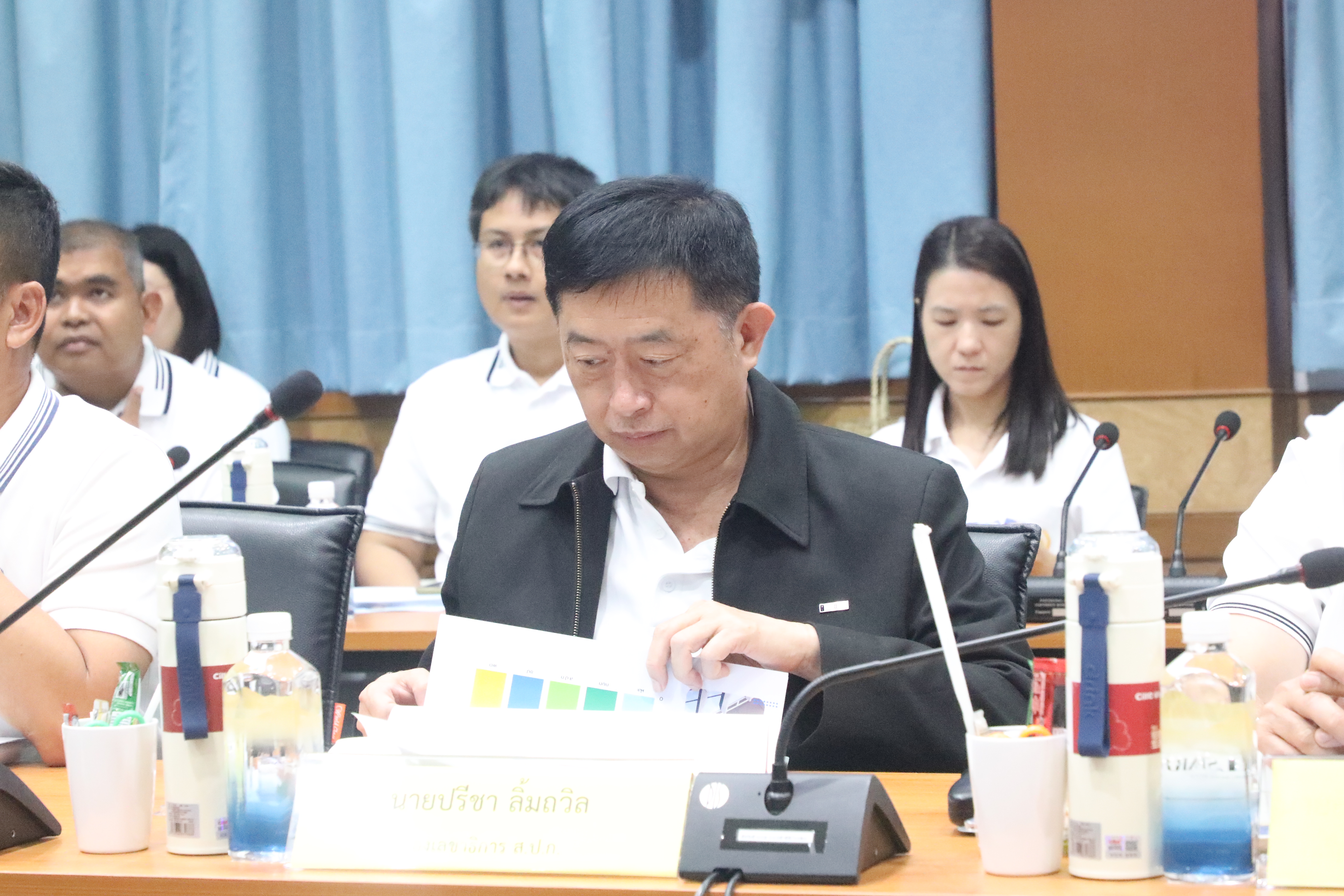 title - รองปลัด กษ. ประชุมสัญจร 5 หน่วยงานภายใต้การกำกับดูแล ณ ส.ป.ก. 